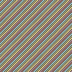 Black/Multi - Diagonal Stripes